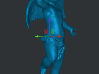 Angel figure statue 3D print model