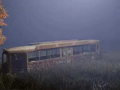 abandon train   3D model