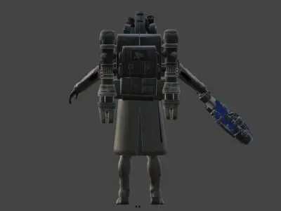 reinforcment large cameraman 3D model