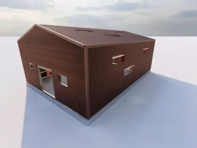 Warehouse-Warehouse Building 3D model