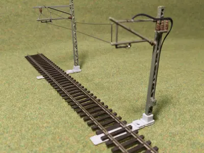 Catenery Power Pole type A 1-87 FDM 3D print model