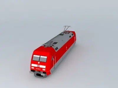 ADtranz - Series 101 / traffic red livery Free 3D model