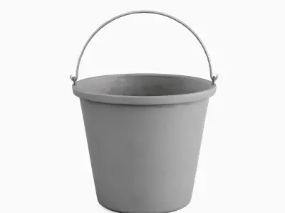 Industrial Bucket 02 Low-poly 3D model
