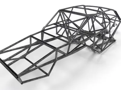 OFFROAD PRERUNNER CAGE 3D model
