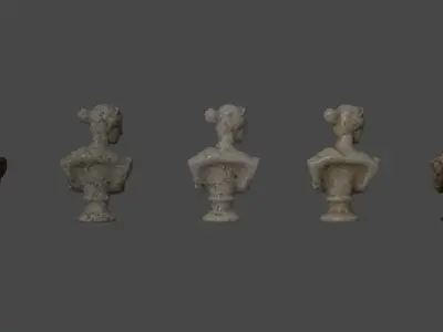Bust Statuette 3D model 3D model