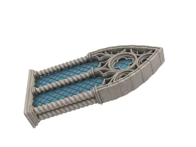 Gothic Window 3D model shop