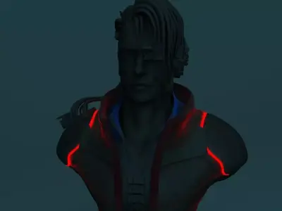 CyberPank Style 3D model