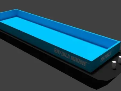 BargeShip 3D model