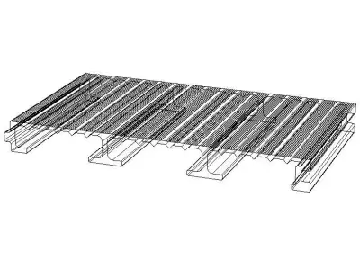 Aluminum Extruded Outdoor Platform MOD AL-055ap Low-poly 3D model