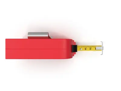 Tape Rule Low-poly 3D model