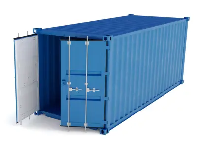 Shipping Container HQ 3D model