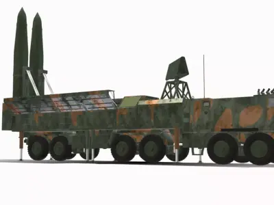astros lll 12x12 avibras Low-poly 3D model