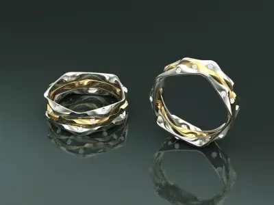 Ring Girl B1 Free 3D print model