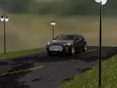 Ultimate 3D Car Model Low-poly 3D model