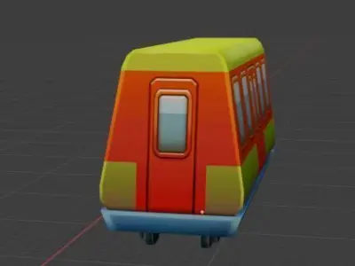 Subway Runner Assets 3D model