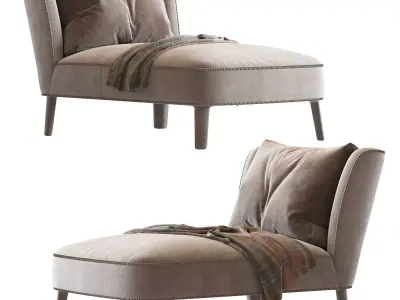 Febo Chaise Longue Maxalto 3D model