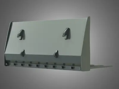 Manure Fork - Front Loader 3D model