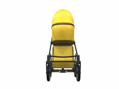 Baby stroller 09 3D model