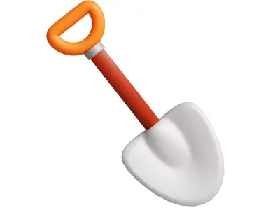 Shovel Low-poly 3D model order