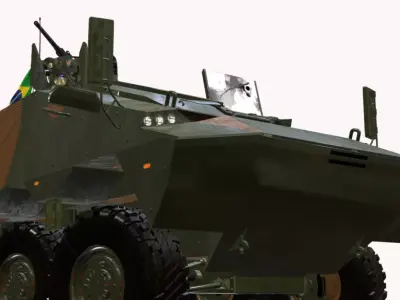 TUKUMARE 8X8 BR Low-poly 3D model