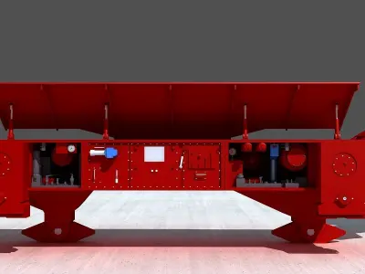 Coal Mining Machine Low-poly 3D model purchase