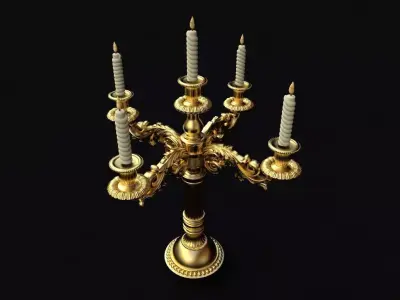 chandelier candle holder 3D model order