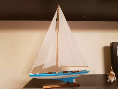 Sailing boat scale model  3D print model