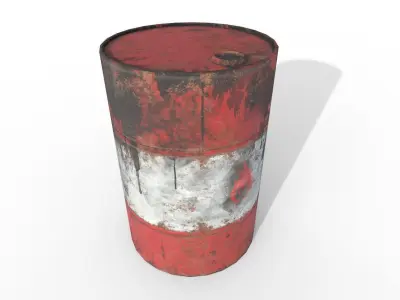 Barrel Free low-poly 3D model get