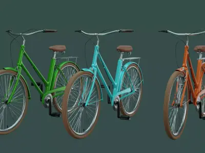 City bicycle  3D model