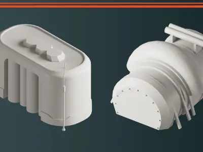 Industrial Tanks VOL-03 3D model