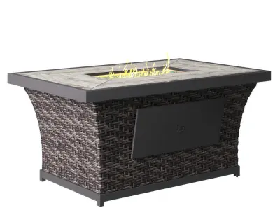 OVE Barcelona 52 inch Fire Table 3D model