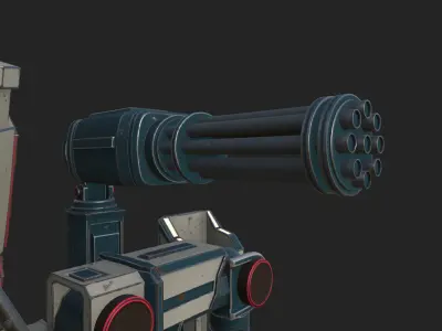 3d Fighting Robot Low-poly 3D model