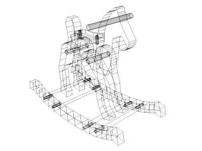 Rocking Horse - Type 2 3D model