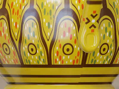  Moroccan water pitcher  3D model