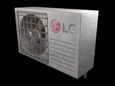 Split Conditioner System LG 3D model