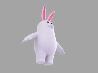 Cartoon Rabbit 3D model order