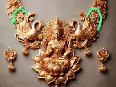 Laxmiji Pendant  3D print model