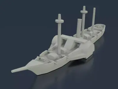 Paraguayan Steam Marques de Olinda 3D print model