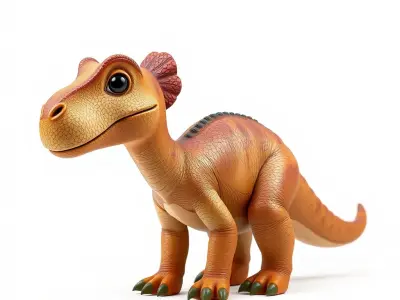 Cartoon Dinosaur Model Pack  Stylized Toy Design Low-poly 3D model