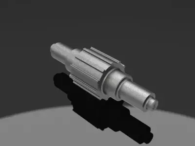 Eixo silver connector Free 3D model