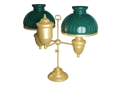 Victorian Antique Table Lamp model 3D model