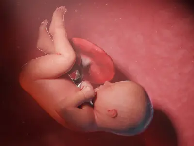  Fetus Week 40 Animated 