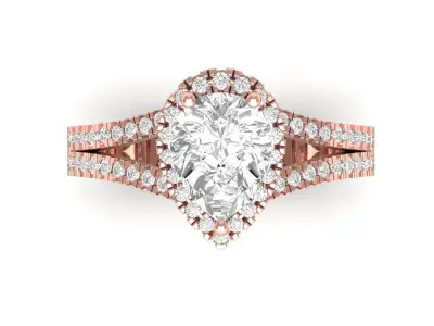 Wedding Ring 3D print model 77