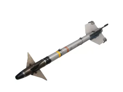 USAAF AIM-9L AIM9 Sidewinder Missile AIM9L AIM9M 3D model
