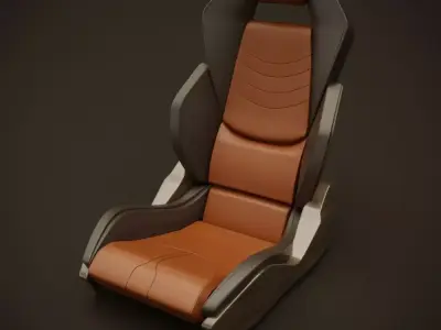McClaren style seat 3D model