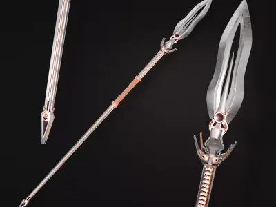 Scifi Spear Free 3D model