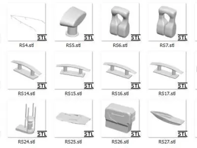 Speedboat lifeboat rescue 3D print model