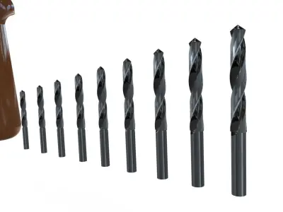 Hand drill manual traditional tool 3d models 3D model