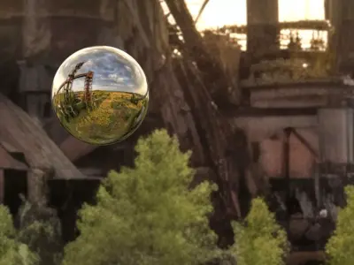 Abandoned and Industrial HDRI Pack Vol1 20 Equirectangular 360 3D model