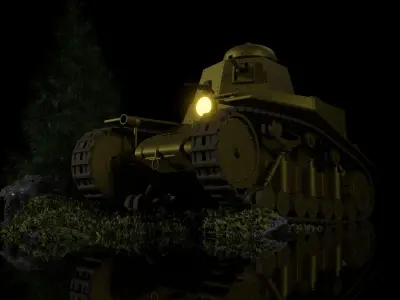 Tank t-18 Free 3D model